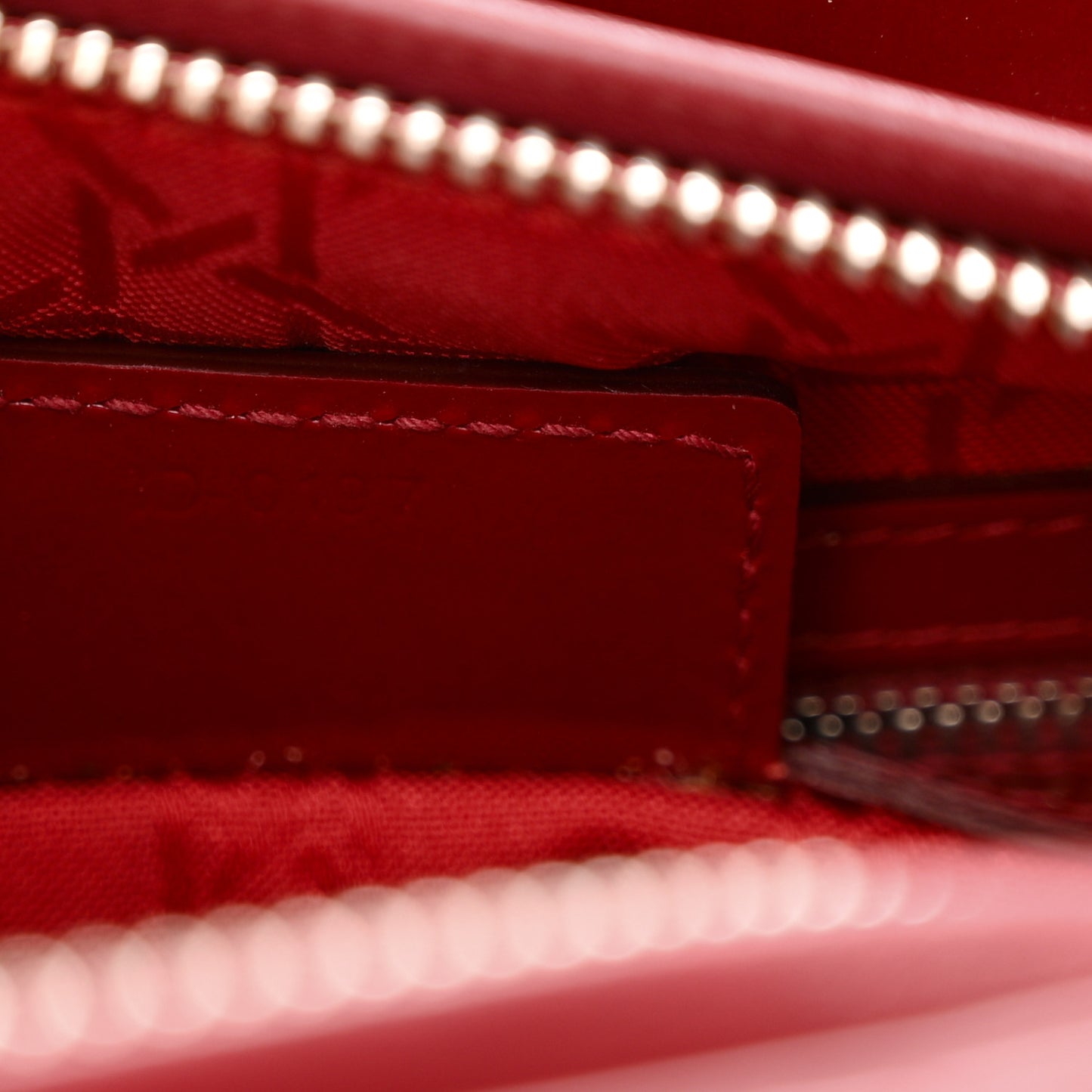 Patent Cannage Medium Lady Dior Burgundy Red