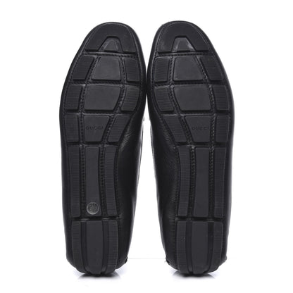 Gucci Calfskin Womens Driver Loafers 38 Black 5 of 10