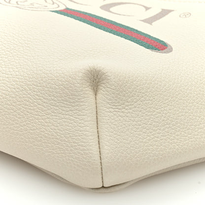 Gucci Grained Calfskin Small Logo Belt Bag White 9 of 9