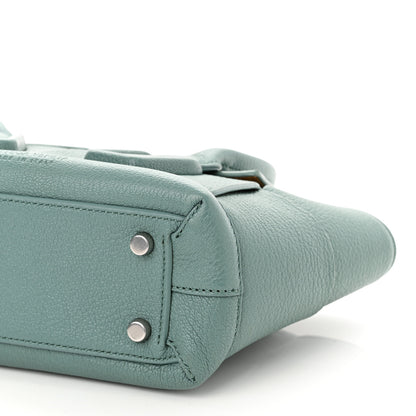 Bottega Veneta Grained Calfskin Maxi Intrecciato Arco 33 Blue 9 of 10