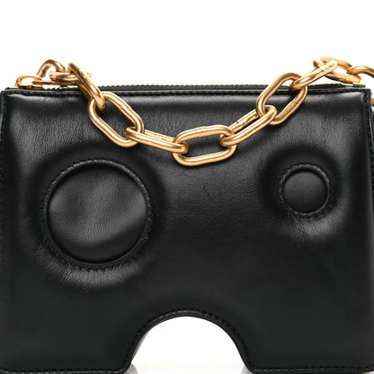 Off-White OFF WHITE Calfskin Burrow 22 Chain Bag Black 7 of 13