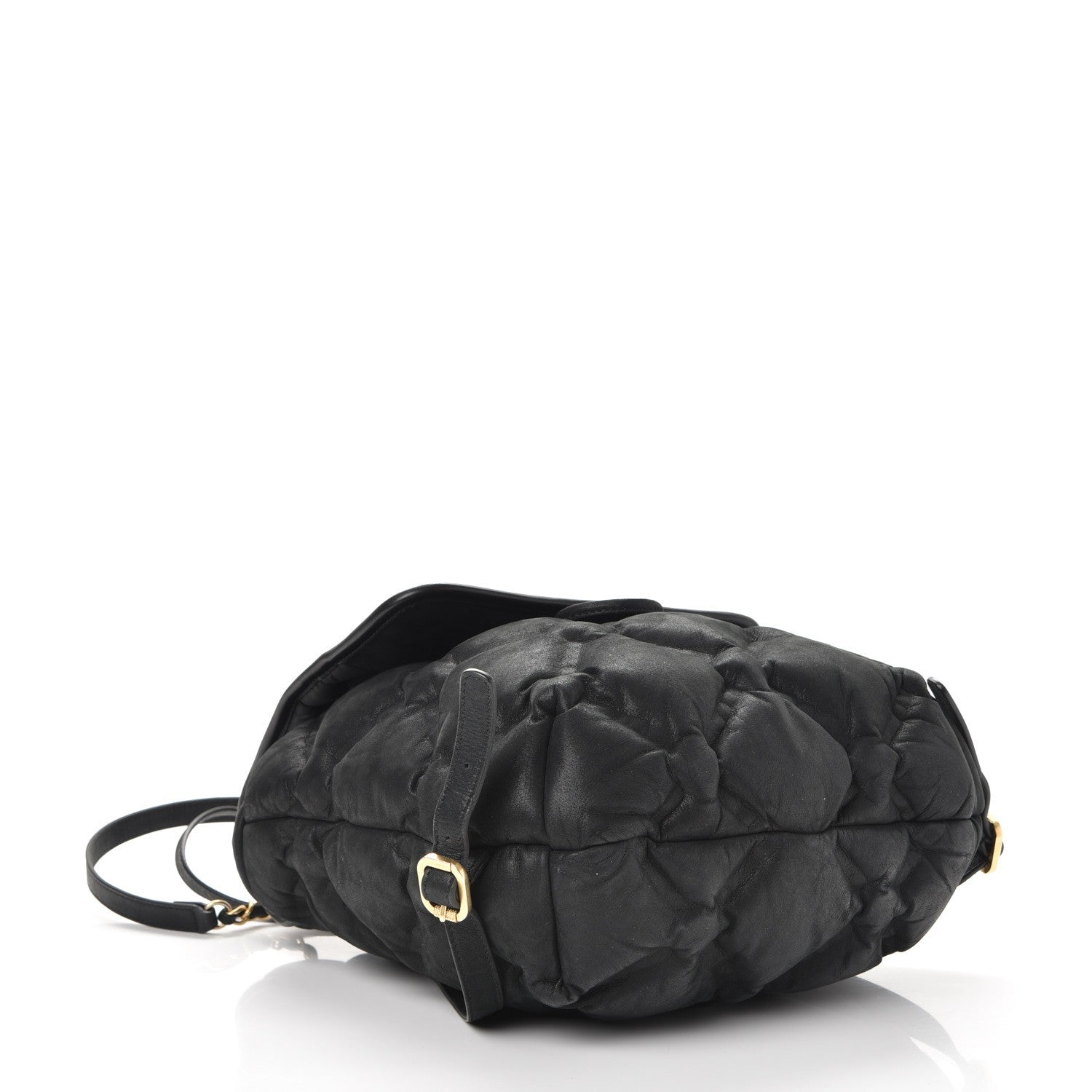 Chanel Iridescent Calfskin Quilted Chesterfield Backpack Black 4 of 11