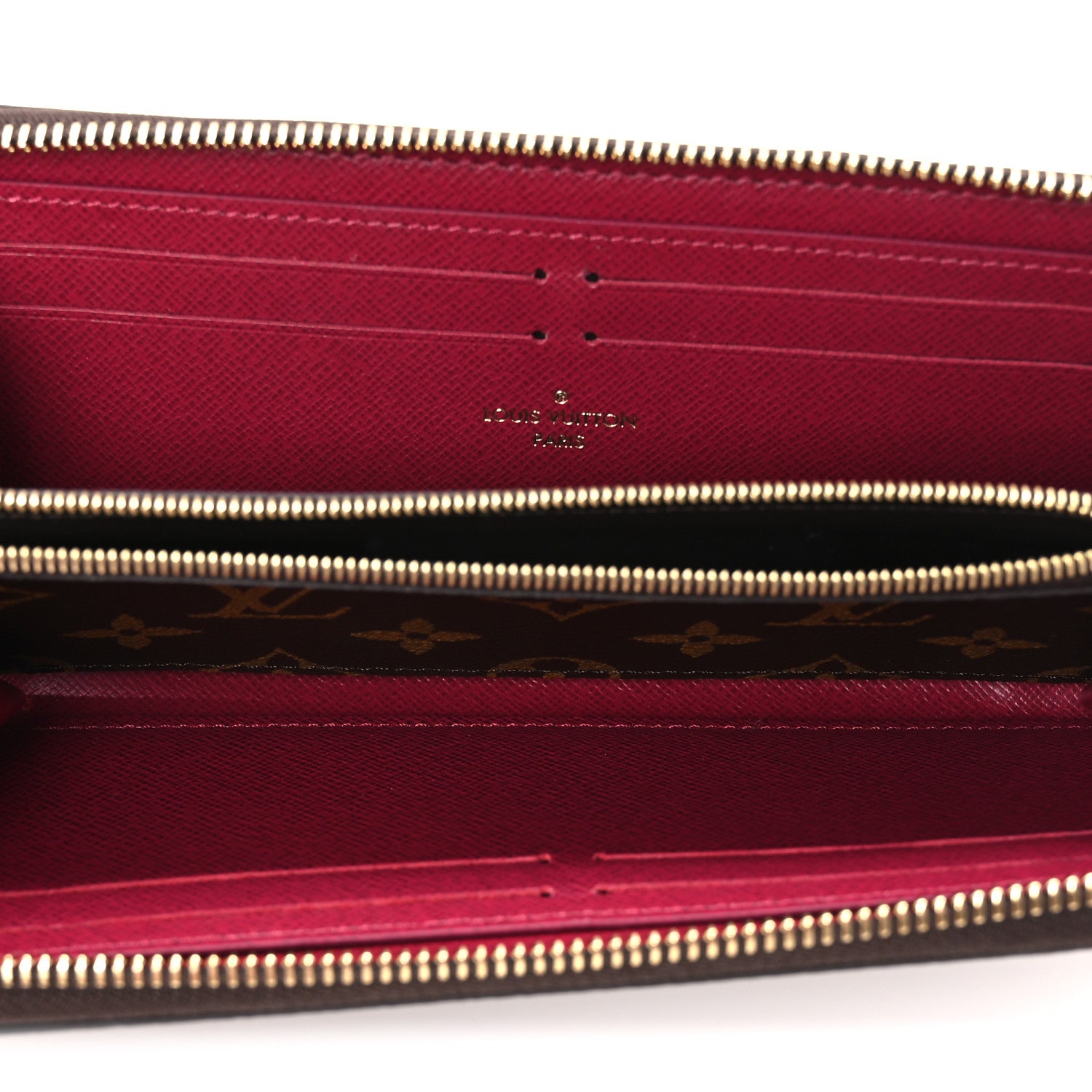 Louis Vuitton Monogram Clemence Wallet Fuchsia 5 of 7