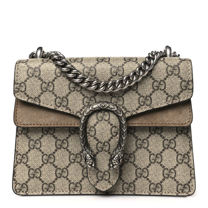 Gucci GG Supreme Monogram Mini Dionysus Shoulder Bag Taupe 1 of 11