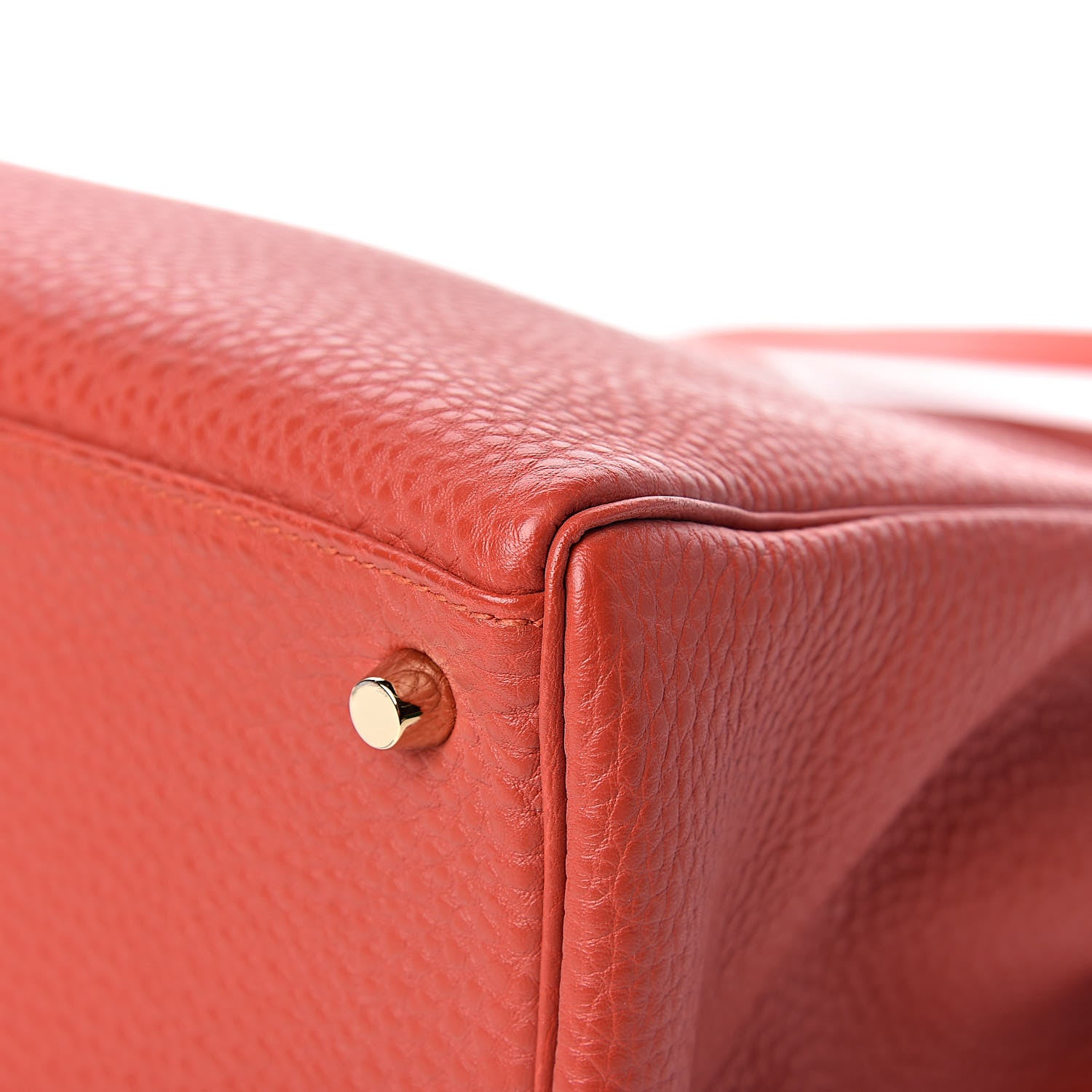 Hermes Togo Kelly Retourne 35 Vermillion 39 of 41