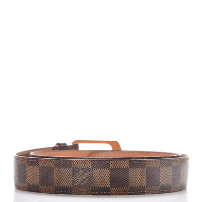 Louis Vuitton Damier Ebene 30mm Ellipse Belt 85 34 3 of 9