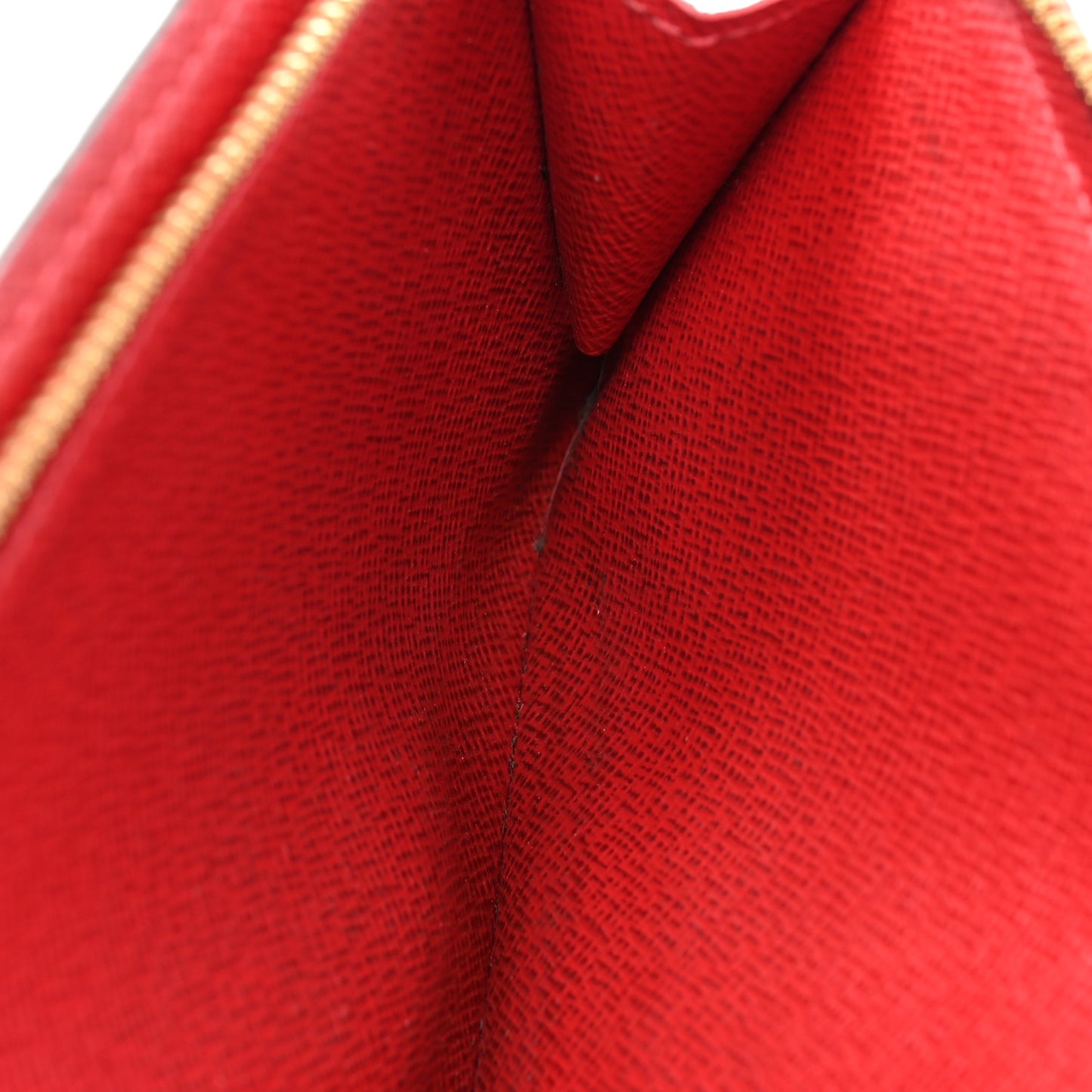 Damier Ebene Insolite Wallet Red