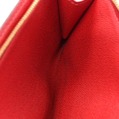 Louis Vuitton Damier Ebene Insolite Wallet Red 20 of 21