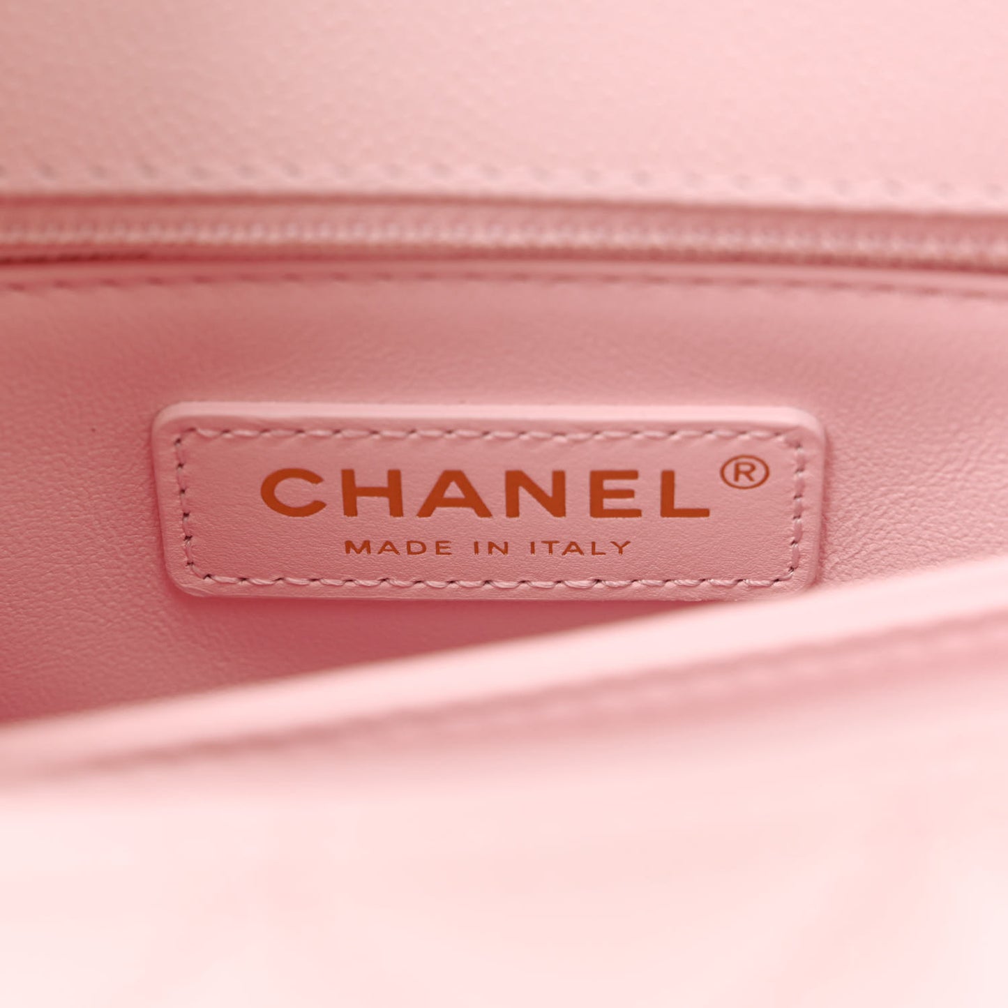 Caviar Quilted Mini Coco Handle Flap Light Pink