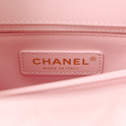 Chanel Caviar Quilted Mini Coco Handle Flap Light Pink 6 of 11