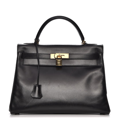 Hermes Box Kelly Retourne 32 Black 1 of 31