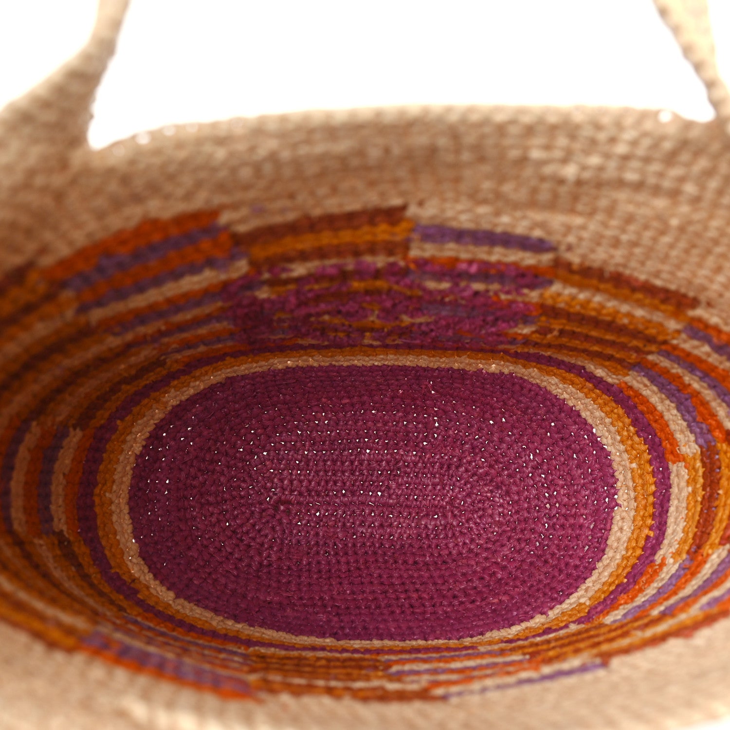 Loewe Raffia Paula's Ibiza Rainbow Slit Tote Bag Natural Multicolor 5 of 9