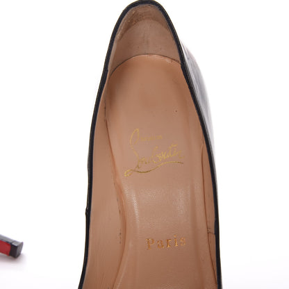 Christian Louboutin Kid Very Prive 120 Pumps 36 Black Red 12 of 14