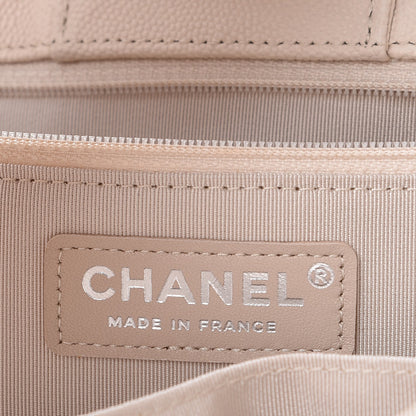 Chanel Caviar Quilted Large Classic Shopping Tote Light Beige 6 of 8
