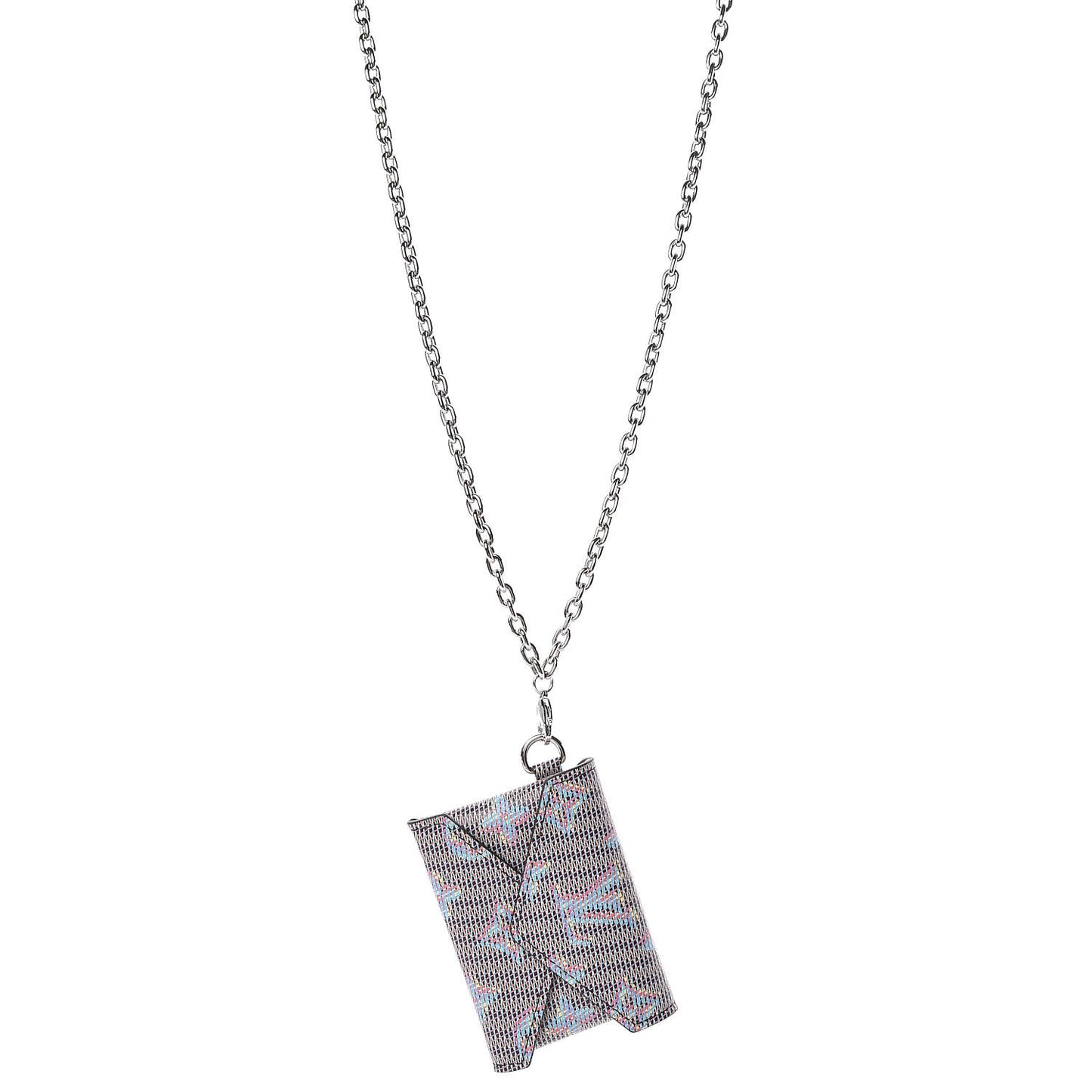 Monogram LV Pop Kirigami Necklace Blue