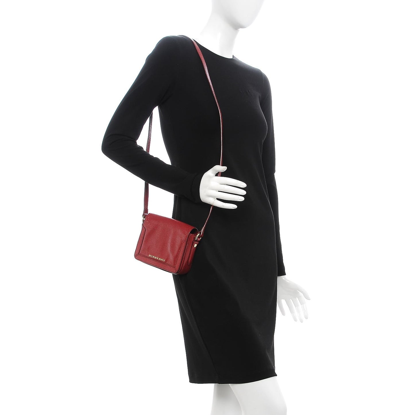 Patent London Crossbody Bag Alizarin Crimson