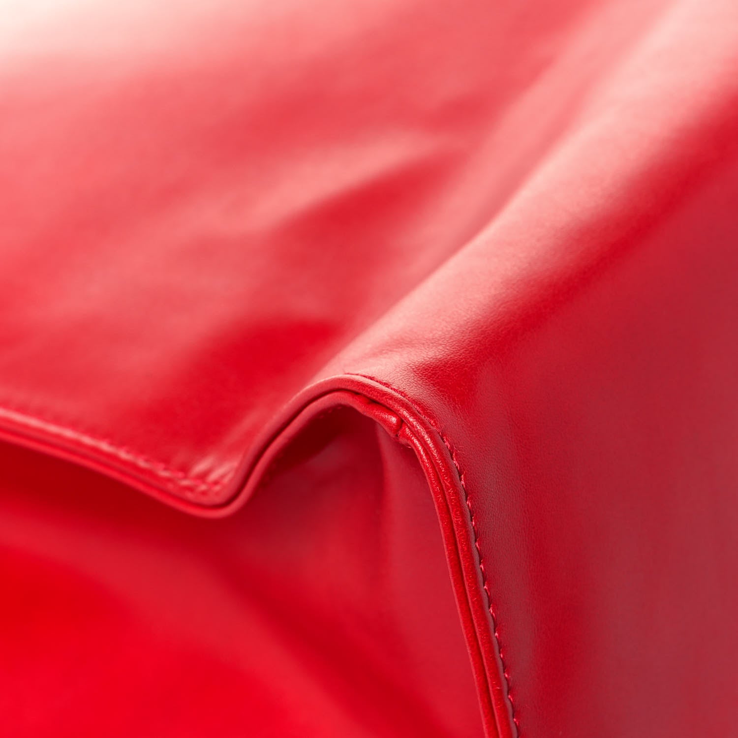 Telfar Vegan Leather Medium Shopping Bag Red 10 of 13