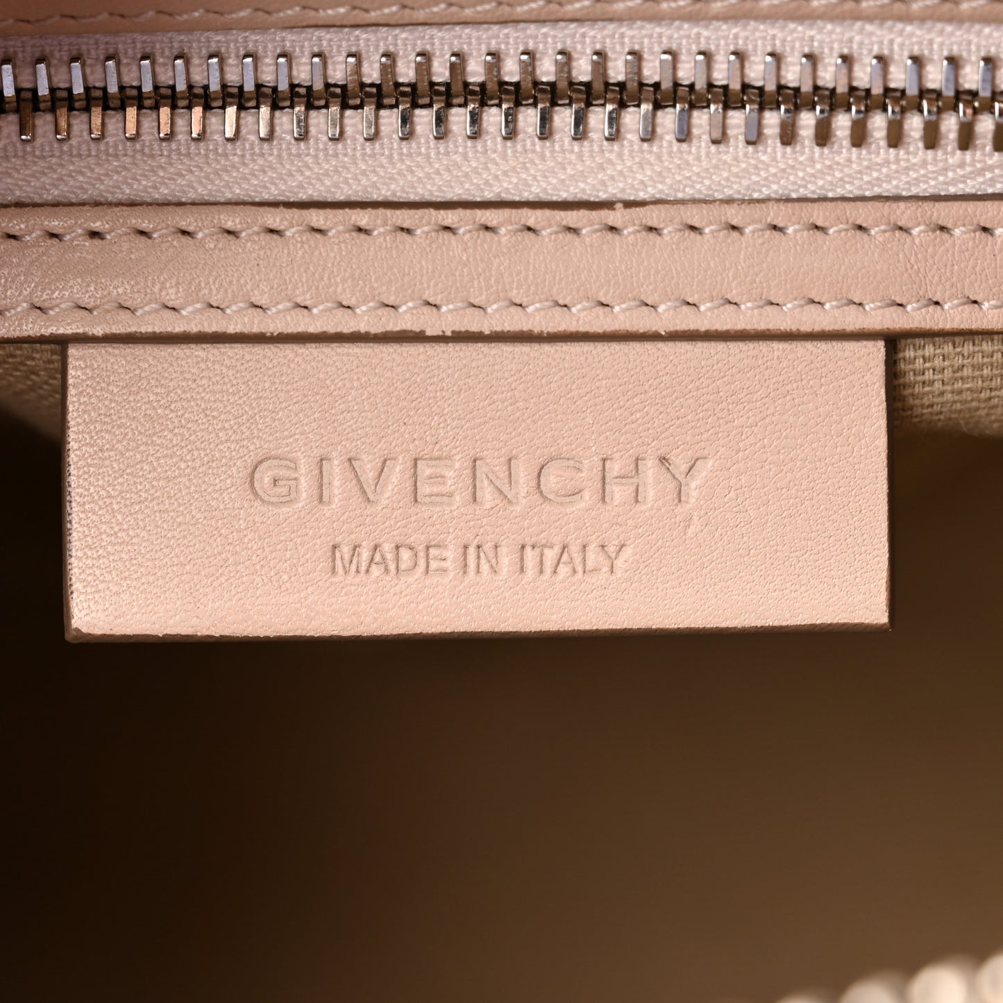 Smooth Calfskin Mini Studded Antigona Pale Pink