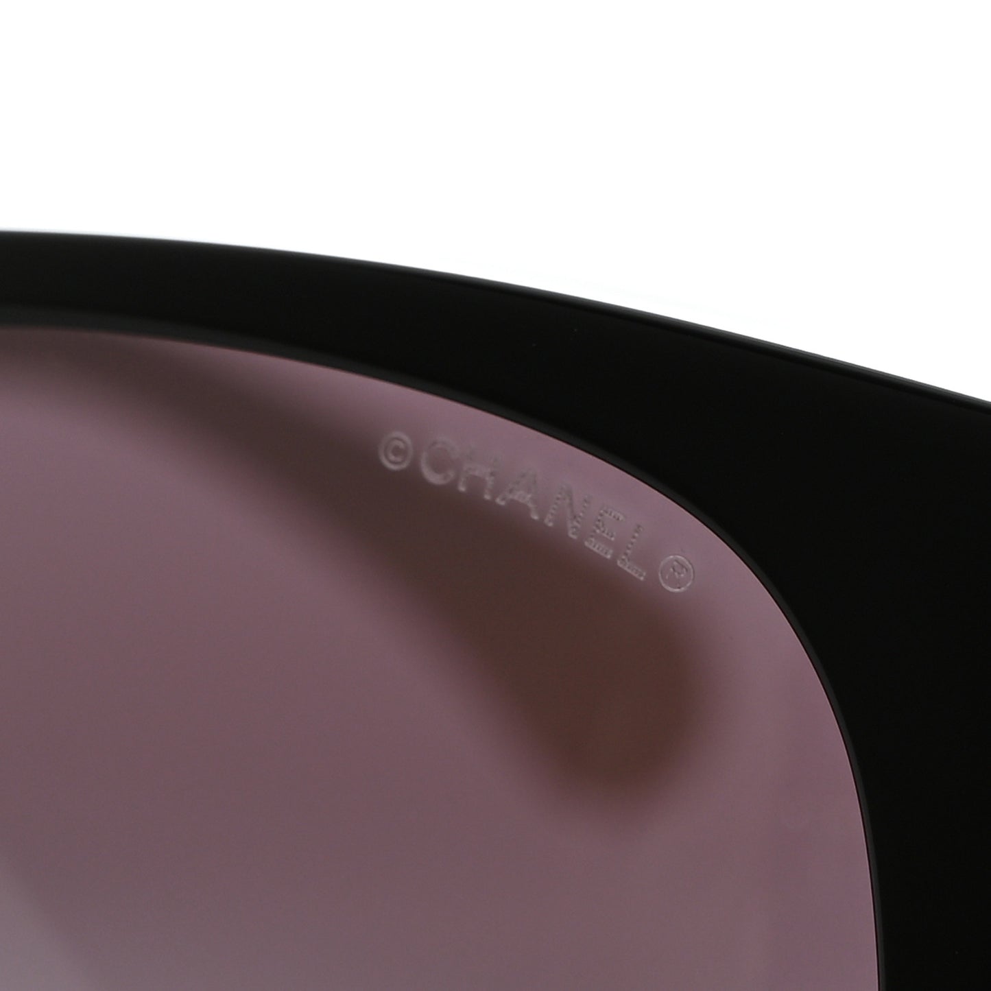 Acetate Quilted CC Pilot Sunglasses 71465 White Black