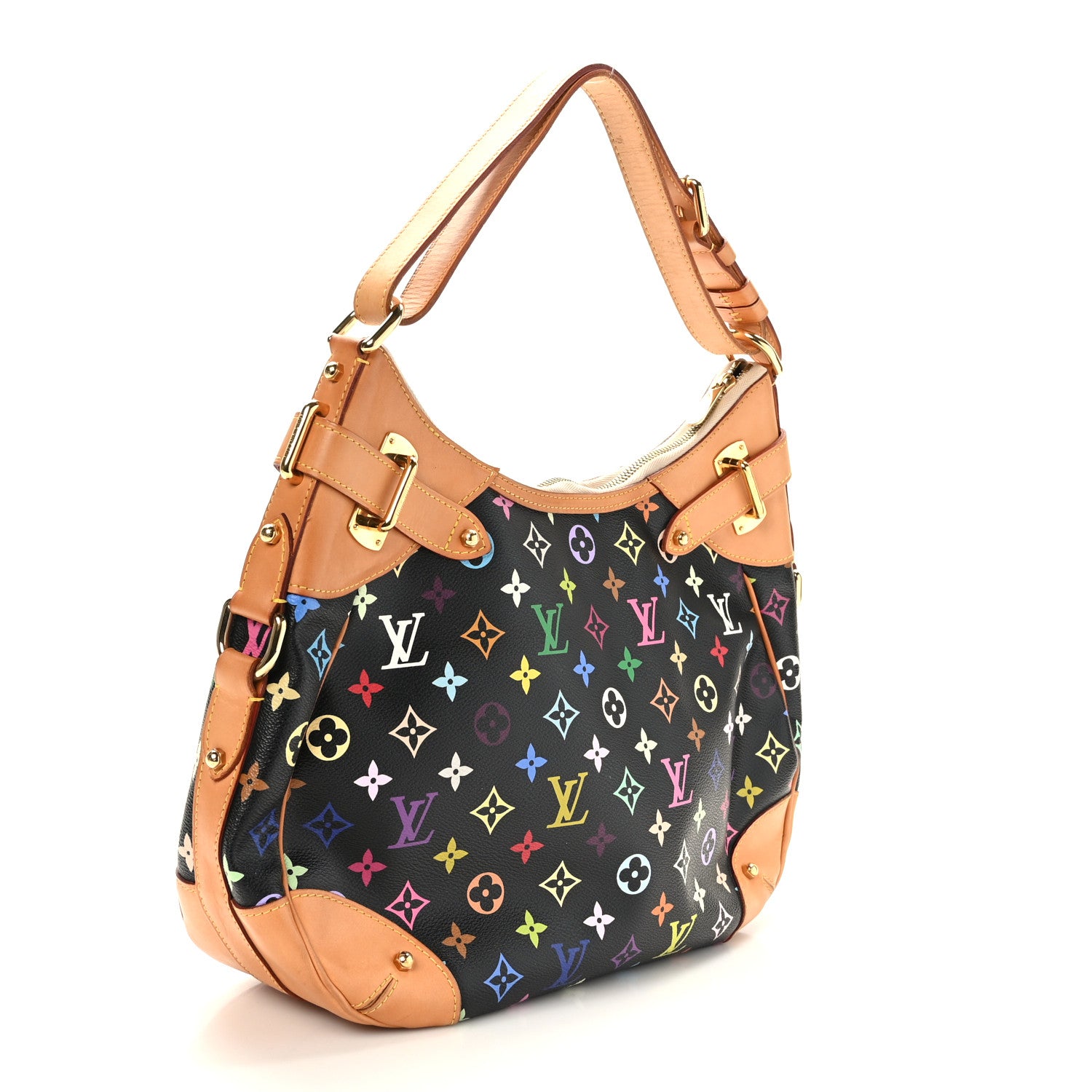 Louis Vuitton Monogram Multicolor Greta Black 3 of 8