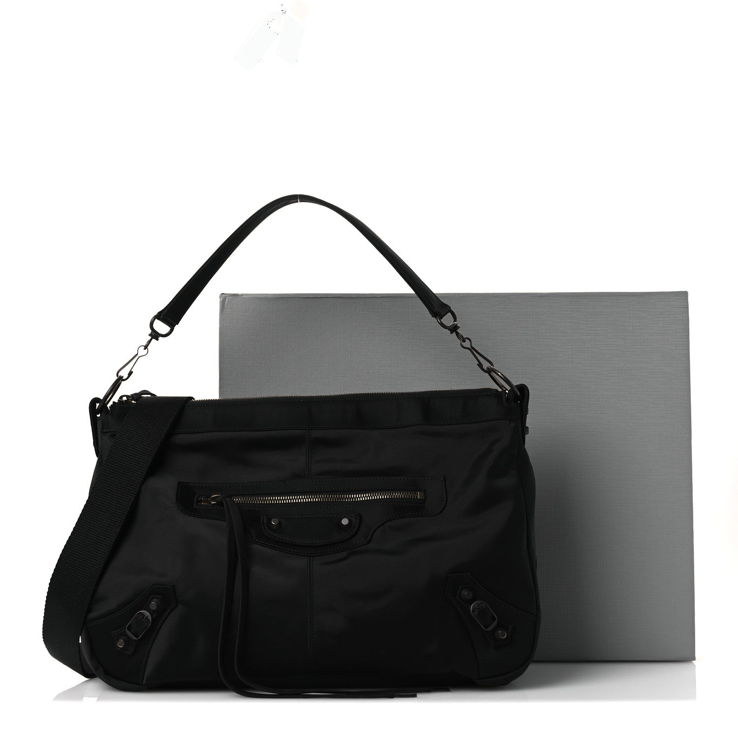 Balenciaga Nylon Medium Le City Moto Black 13 of 13