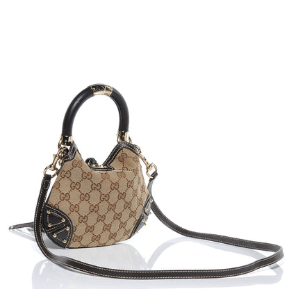 Gucci Monogram Mini Indy Top Handle Ebony 3 of 7