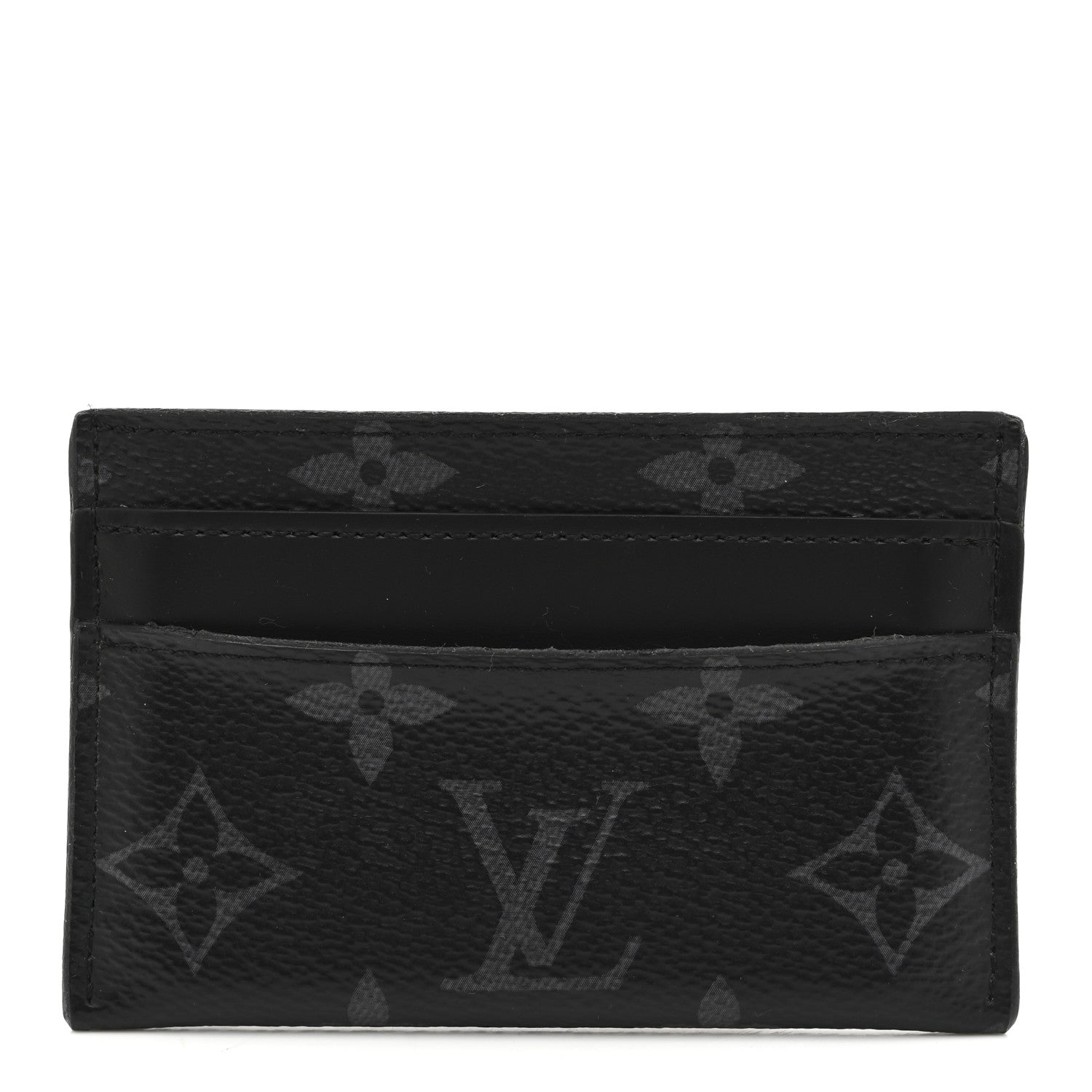 Louis Vuitton Monogram Eclipse Porte-Cartes Double Card Holder 1 of 9