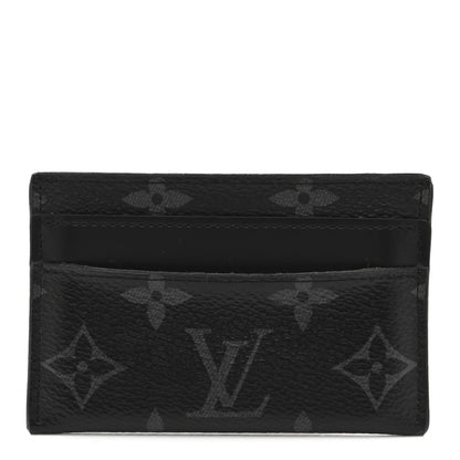 Louis Vuitton Monogram Eclipse Porte-Cartes Double Card Holder 1 of 9