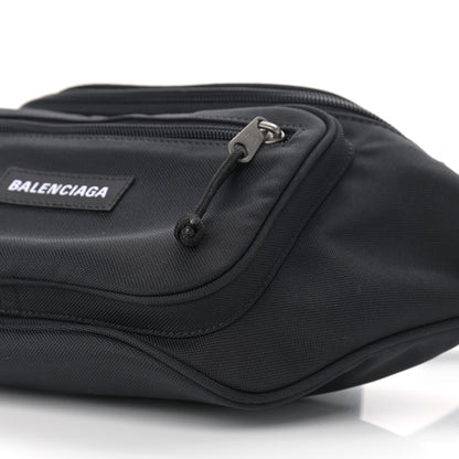 Balenciaga Recycled Casual Nylon Explorer Beltpack Black 10 of 11