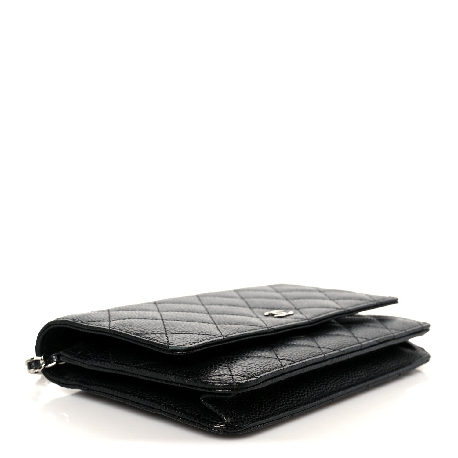 Chanel Caviar Quilted Wallet on Chain WOC Black 4 of 11