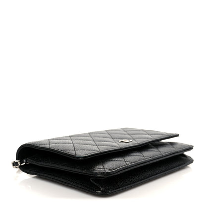 Chanel Caviar Quilted Wallet on Chain WOC Black 4 of 11