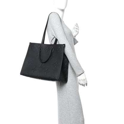 Louis Vuitton Empreinte Monogram Giant Onthego GM Black 2 of 9