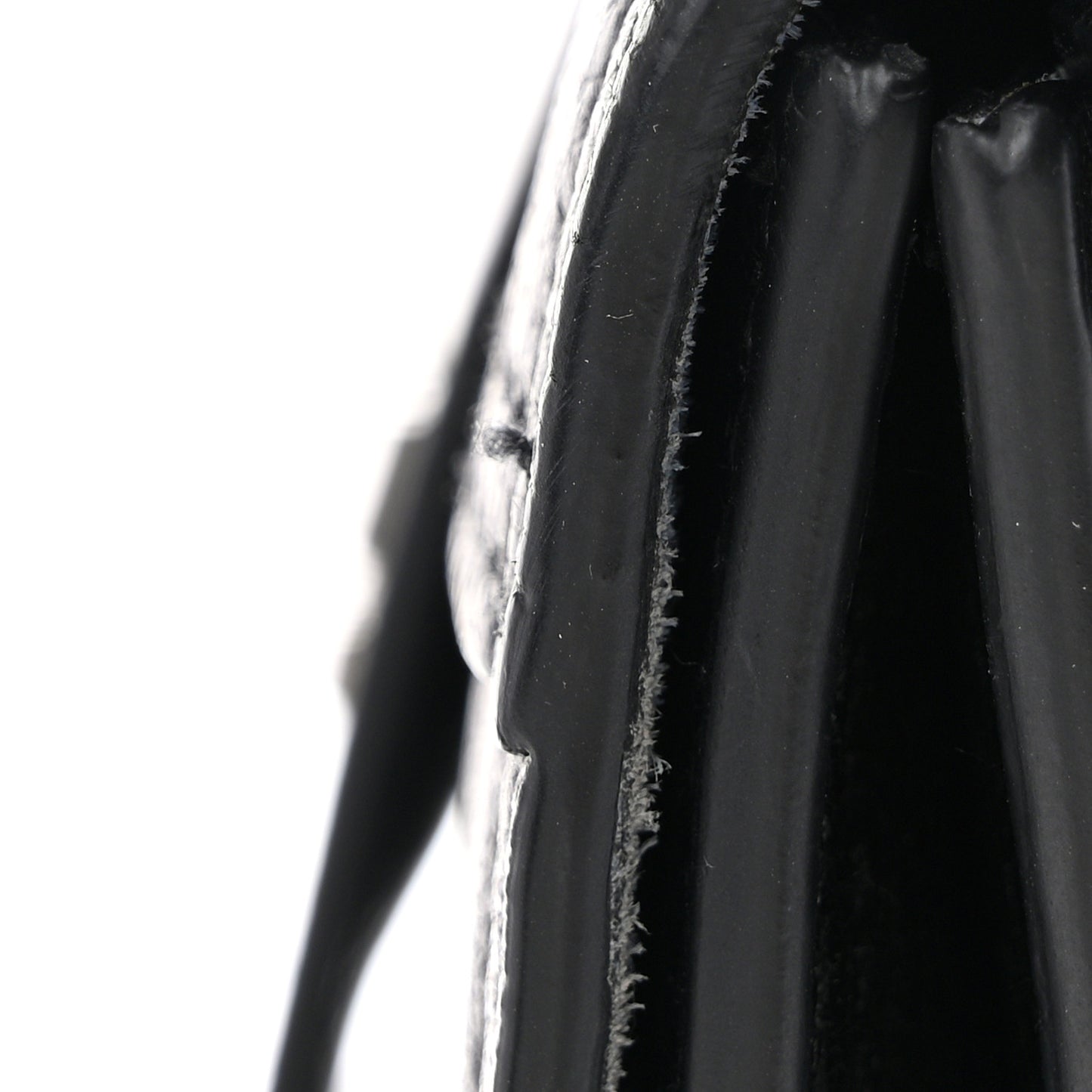 Glace Calf Large Soft Cahier Bag Black Astrale