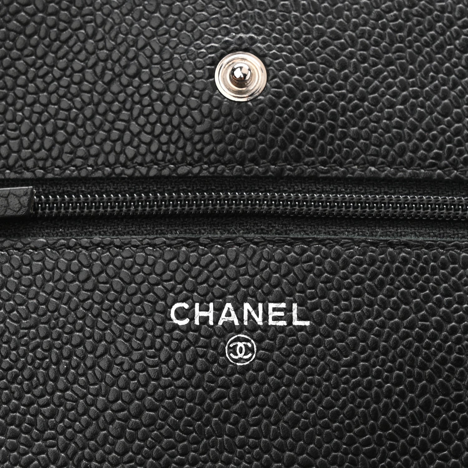 Chanel Caviar Quilted Wallet on Chain WOC Black 6 of 12