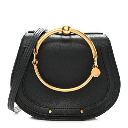 Chloe Calfskin Small Nile Bracelet Bag Black 1 of 10