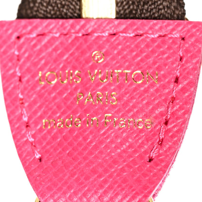 Louis Vuitton Monogram 2019 Christmas Animation Mini Courchevel Pochette Accessories Fuchsia 5 of 9