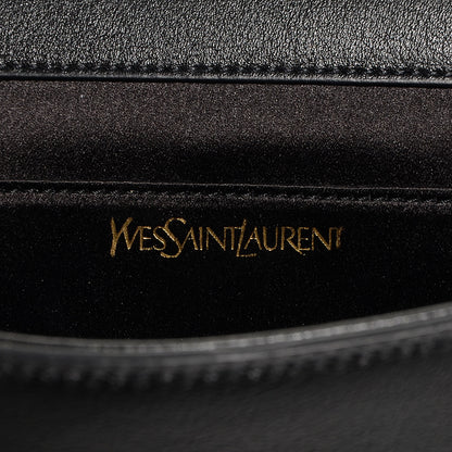 Saint Laurent Calfskin Monogram Large Belle De Jour Clutch Black 7 of 8