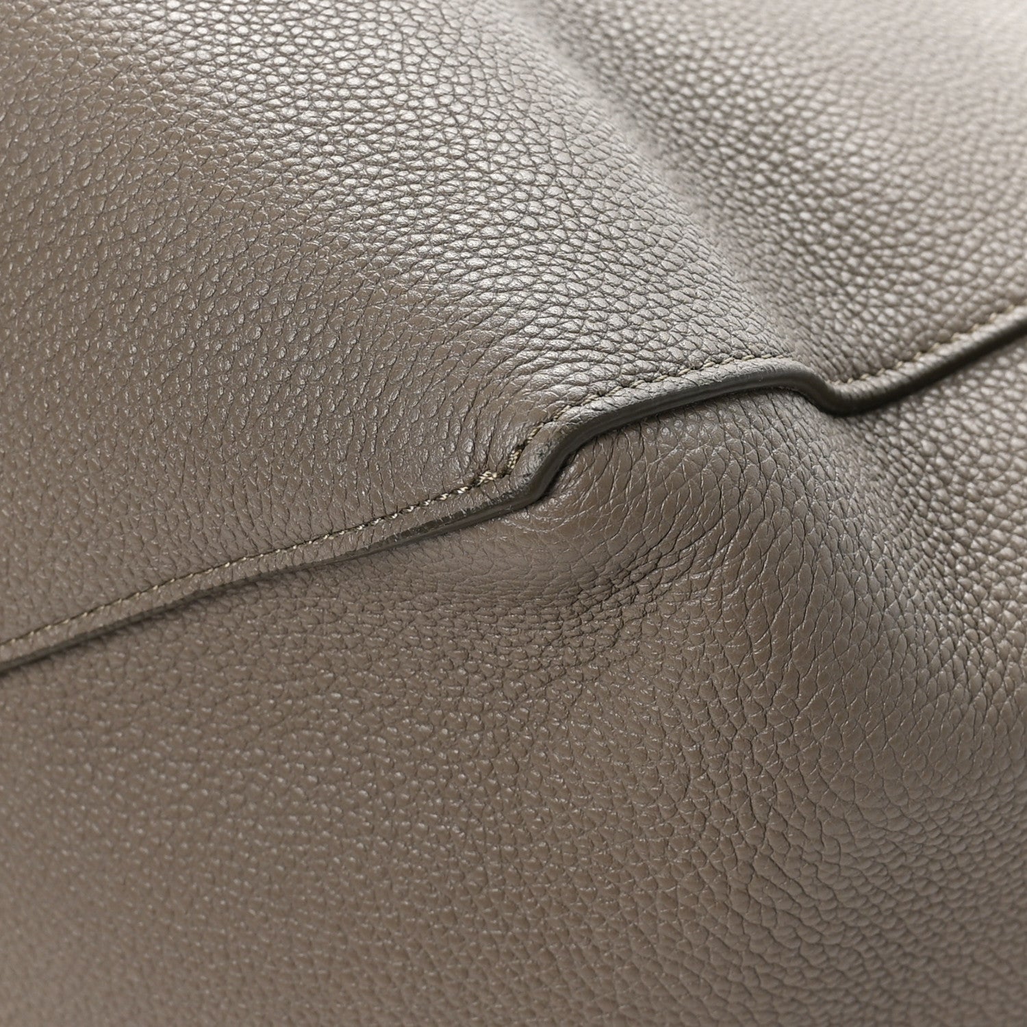 Celine Soft Grained Calfskin Medium Belt Cabas Phantom Taupe 11 of 12