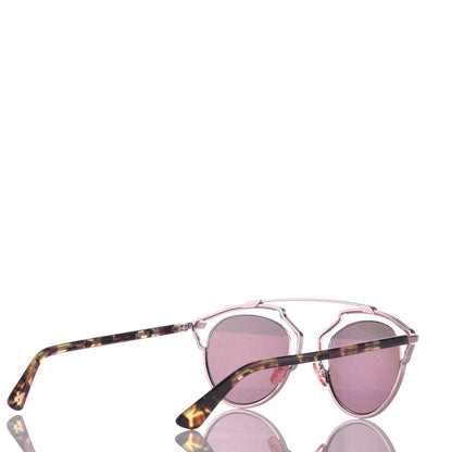 Christian Dior Mirrored So Real Sunglasses Pink Tortoise 4 of 7