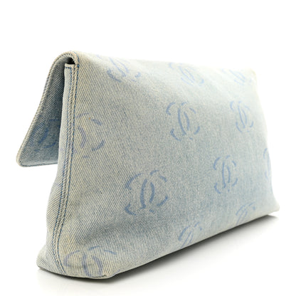 Chanel Denim CC Clutch Blue 3 of 10