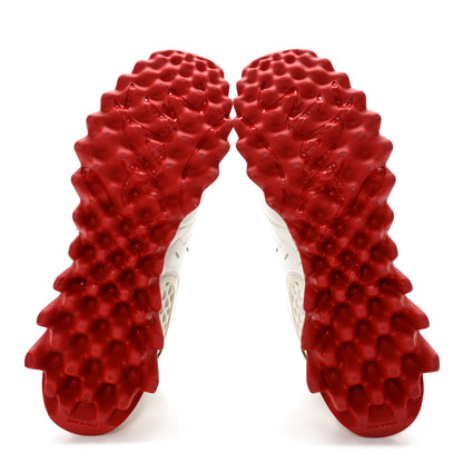 Christian Louboutin Calfskin Neoprene Womens Loubishark Sneakers 40.5 White 5 of 14