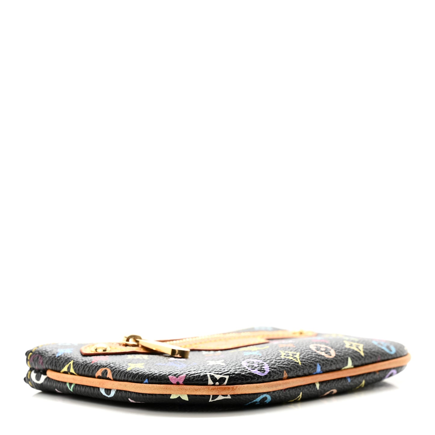 Monogram Multicolor Pochette Plate MM Black