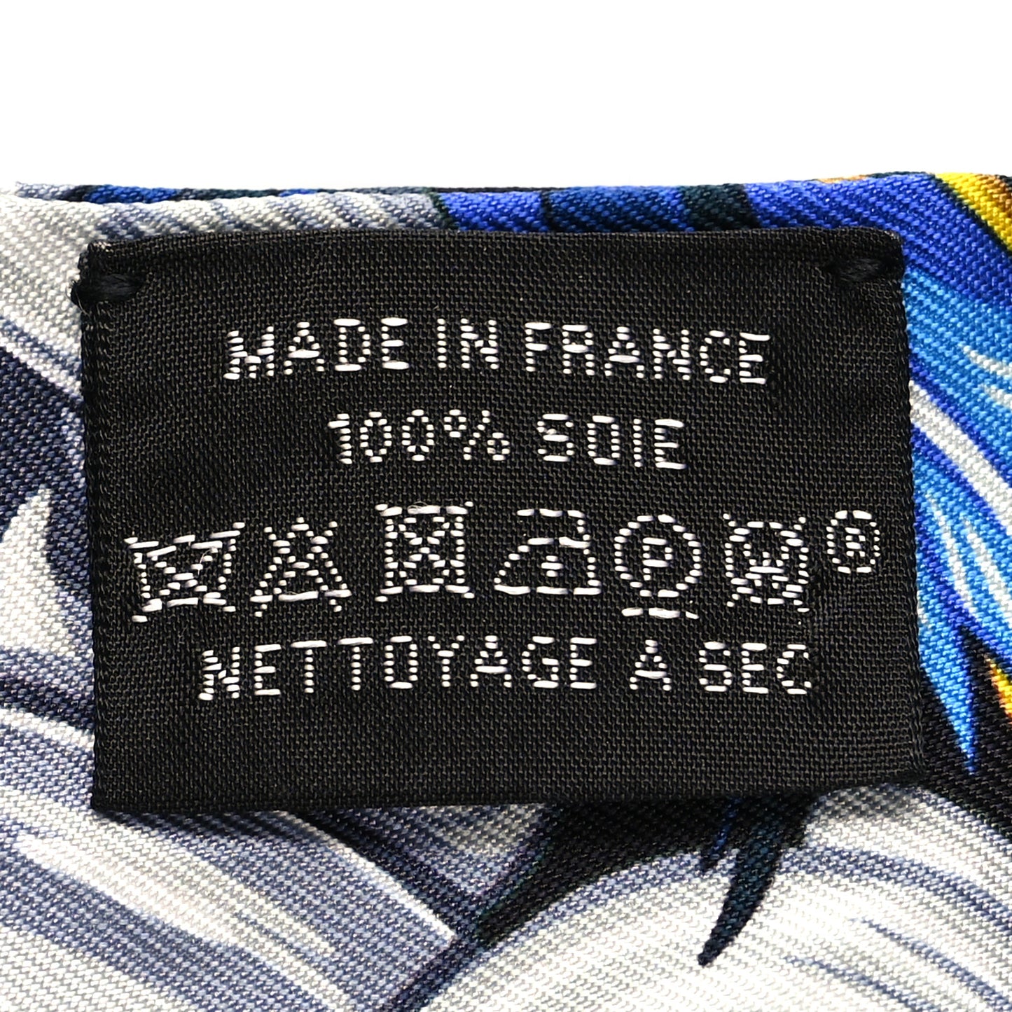 Silk La Danse Pacifique Twilly Bleu Nuit Jaune Vif