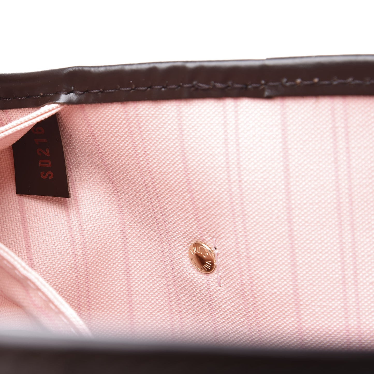 Damier Ebene Neo Neverfull MM Rose Ballerine