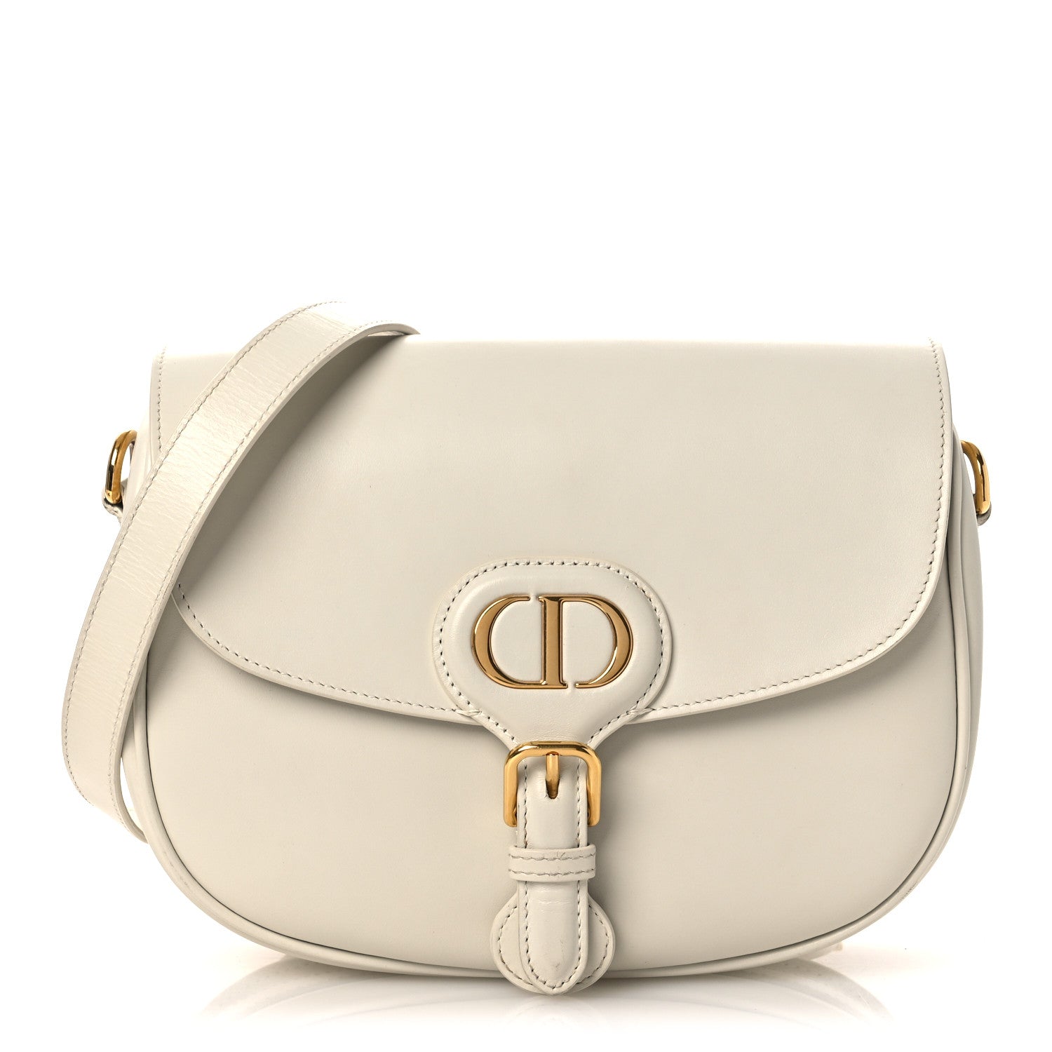 Christian Dior Box Calfskin Medium Bobby Flap Latte 1 of 17