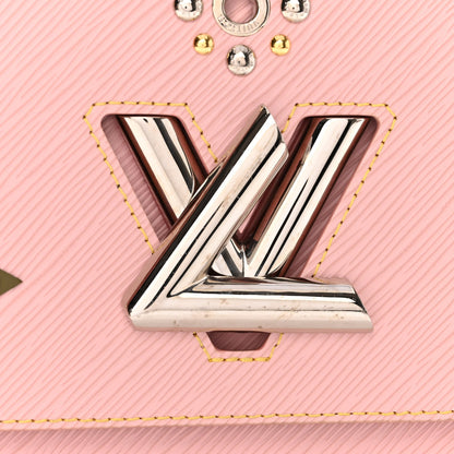 Louis Vuitton Epi Mechanical Flowers Twist Shoulder Bag MM Rose Ballerine 9 of 9