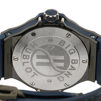 Hublot Ceramic Alligator Diamond 38mm Big Bang Quartz Watch Blue 361.CM.7170.LR.1204 4 of 4