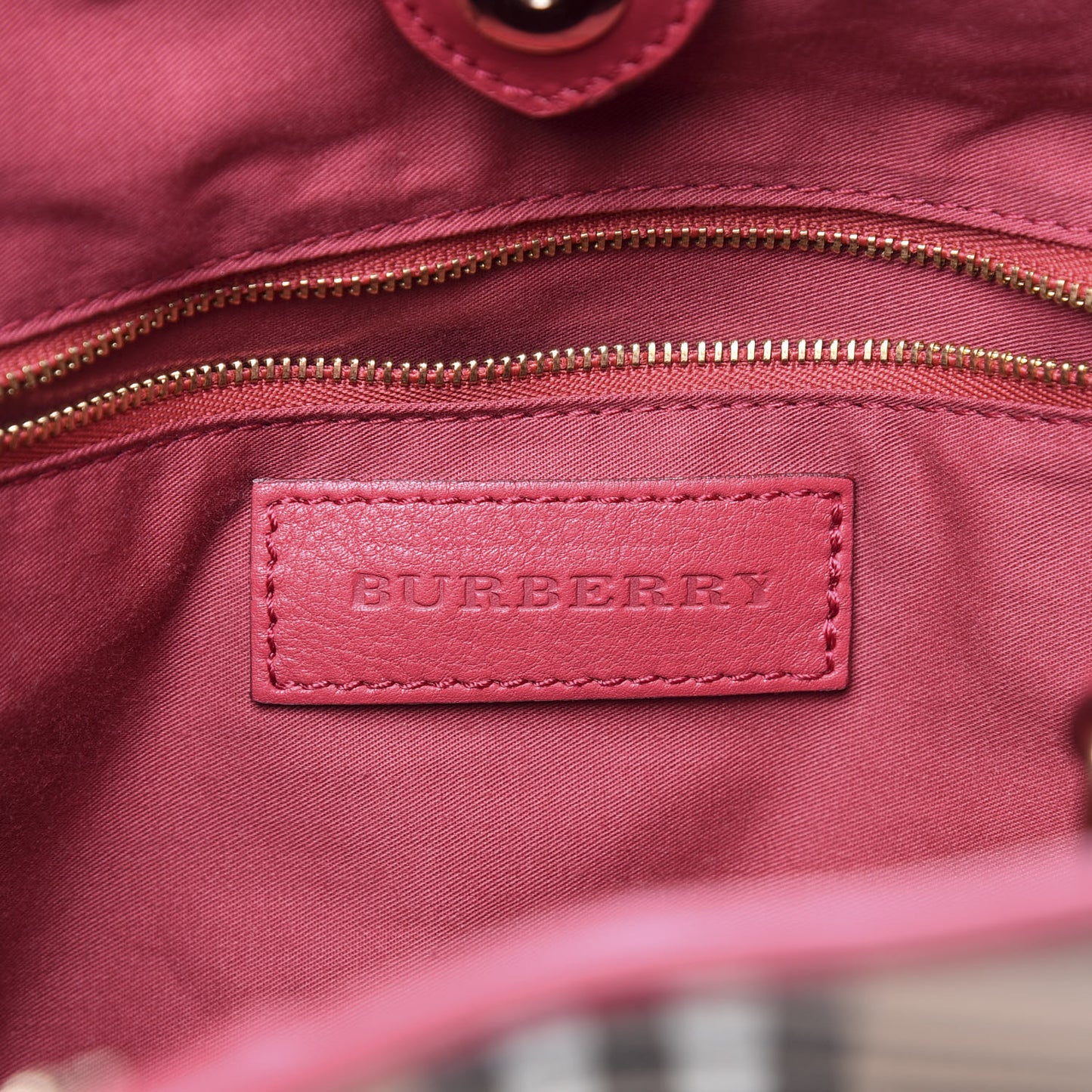 Haymarket Check Small Knots Canterbury Tote Pink