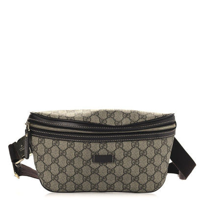 Gucci GG Supreme Monogram Belt Bag Dark Brown 1 of 12
