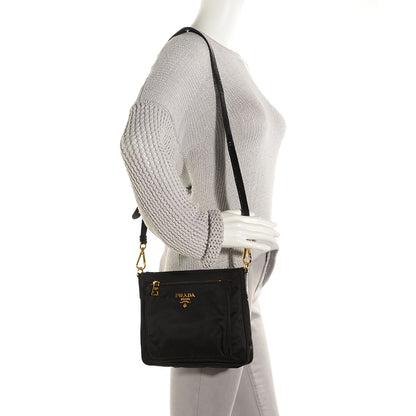 Prada Tessuto Nylon Crossbody Bag Nero Black 2 of 10